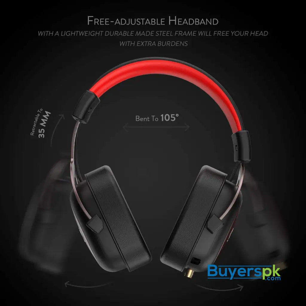 Redragon Headset H510 Zeus Wired Gaming - 7.1 Surround Sound - Memory Foam Ear Pads - 53mm - Headphone Price in Pakistan Redragon Headset H510 Zeus Wired Gaming - 7.1 Surround Sound - Memory Foam Ear Pads - 53mm - Headphone Price in Pakistan